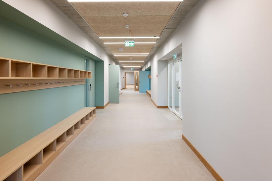 Nouvelle Ecole Moser Nyon – intérieur couloirs
